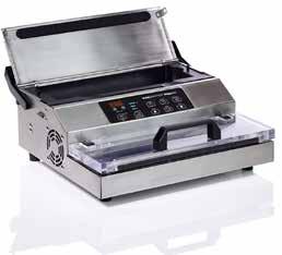 Features of the VacMaster PRO350 1 2 FEATURES 3 4 5 8 6 7 9 11 10 1. Seal Pad - Provides pressure against the seal bar for a positive seal. 2. Roll Cutter - Cuts rolls to the desired length. 3. Control Panel - Controls machine functions.