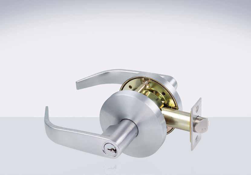 Commercial Key in Lever Lockset YL16/YL17 The Yale Commercial Series Locksets incorporate a cylindrical chassis design housing a PD cylinder.