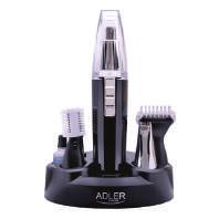 Operation possible from batteries 1 PCS/CTNS EAN 5902934830294 20 PCS/CTNS EAN 5908256838468 ADLER AD 2827 CAMRY CR 2819 HAIR CLIPPER 4 attachments: 3, 6, 9, 12 mm Long life battery Stainless steel