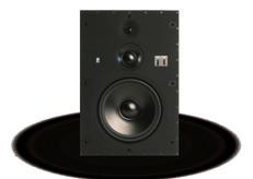 9" three-way In-Wall Loudspeakers W893» 9" Micro-Ceramic Composite (MCC) Cone, Cast- Aluminum Frame, High-Output Woofer» 3.5" (8.