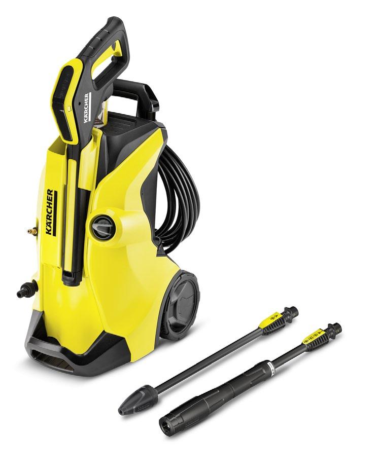 K 4 Full Control Pressure washer with pressure indicator on the