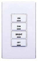 control from a tablet or smartphone via the Lumina Mobile app Dimensions D4000 Stand-alone and integrated room dimming and control LED