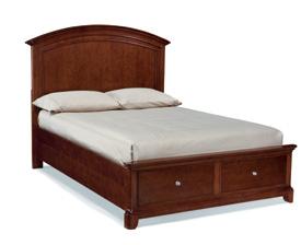 2880-4803K Complete Bookcase Bed with Storage Footboard Twin 45W 92D 72H 2880-4803 Bookcase Headboard Twin 4 Drawers, 4 Shelves, 2 Adj.