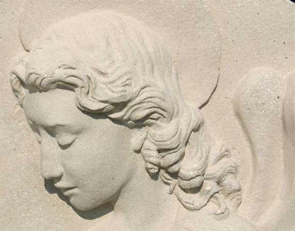 The Cast Stone elements were to have the appearance of natural sandstone that was cut and/or carved.