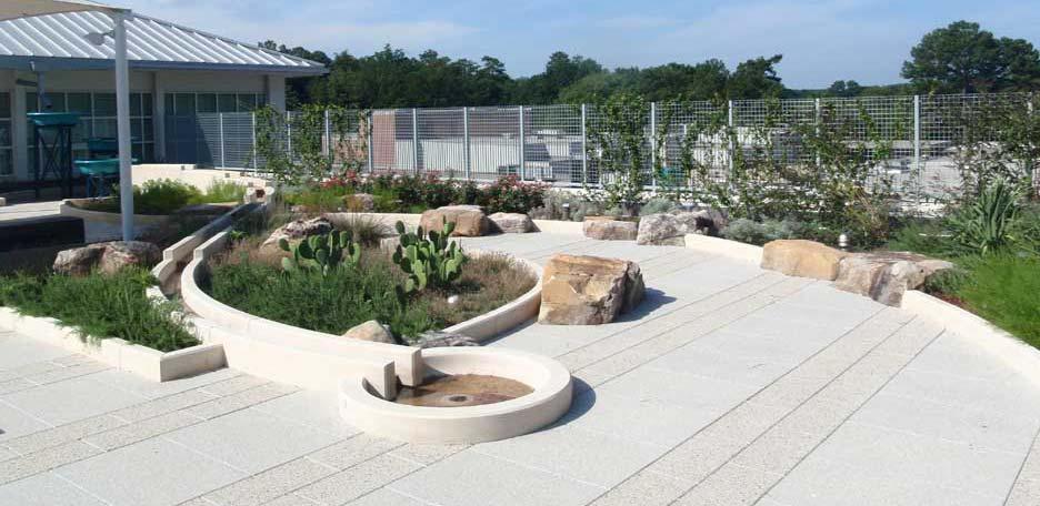 Entry Six: Lovett School Roof Hardscape Excellence What is the role of Cast Stone?