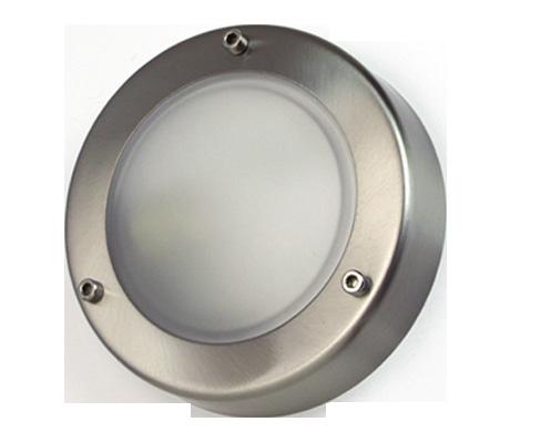 G9 Wall Light F209 Comet Wall Light IP24 Compact stainless steel or copper wall light with frosted glass diffuser. Available in 316 grade stainless steel.