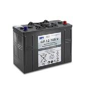 1 Order no. Battery voltage Battery capacity Battery type Batteries Battery 1 4.035-182.0 1 12 V 105 Ah Maintenancefree 12V/105Ah (C5) maintenance-free gel traction battery.