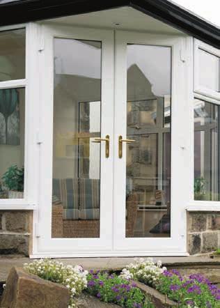 FRENCH DOORS Designed for maximum security and available in a wide