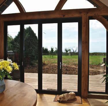 REBATED BI-FOLD Ask us about our range of rebated bi-folding doors, offering an enclosed gasket for a streamlined appearance, along with a