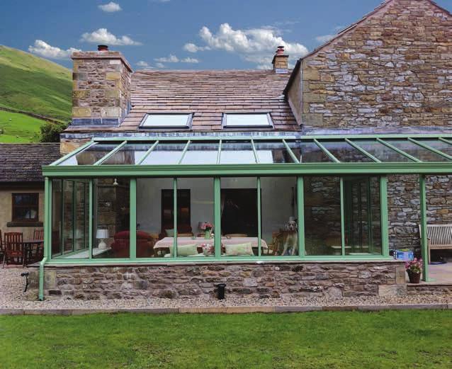 REFURBISHED CONSERVATORIES Conservatories, orangeries and garden rooms are achieving a better U value than ever before, why not update your