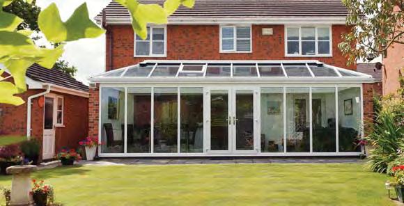 Your conservatory can open up your home into the garden through the use of bi-folding