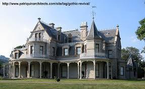GOTHIC REVIVAL Influenced by English romanticism and the mass production of elaborate wooden