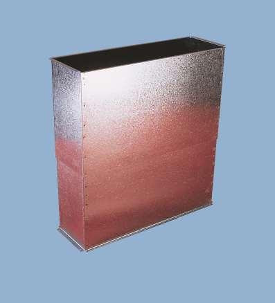 Fitted plinth, P1 and P2 A 100mm plinth P1, or 150mm plinth P2, can be fitted on vertical models to raise the heater and provide additional clearance between the bottom of the heater and the finished