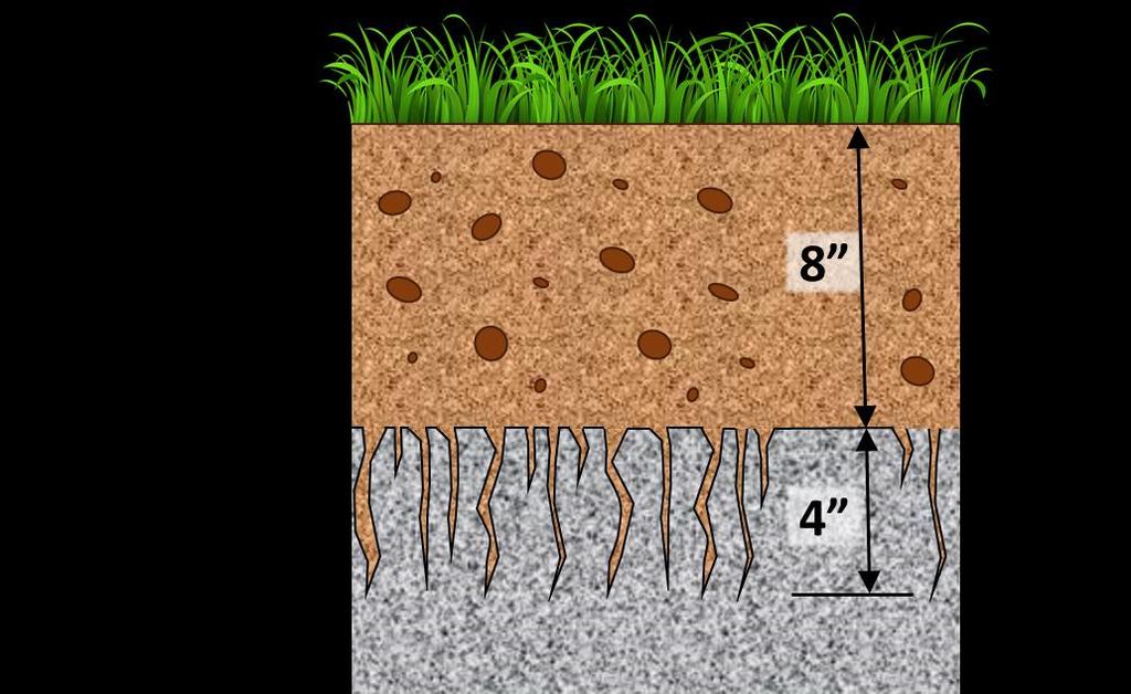 Pre-approved Lawn and Turf Amendment Method 1. Scarify or till existing soils to a depth of 10 inches. 2. Place and rototill 1.