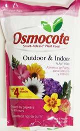 Osmocote Indoor/Outdoor 3-4 month release 14-14-14 Balanced, time release Will release faster under warm moist