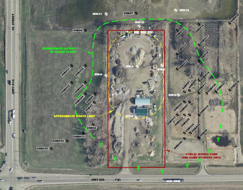 Beau Val Park / Source: Figure 5, Phase III Environmental Site Assessment Beaumont, AB. EBA Engineering Consultants Ltd. July 2009. 3.