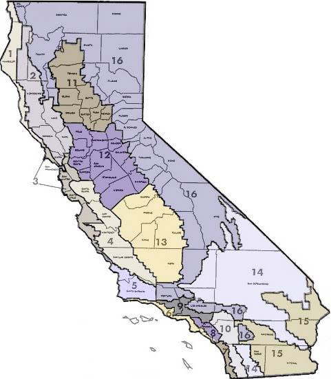 California Climate Zones Coast: CZ s 1, 3, 5, 6, 7 Near Coast CZ s 2, 4, 8, 9