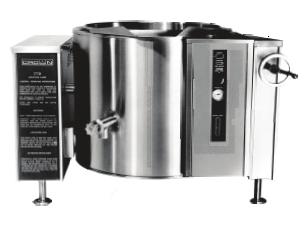 GL-40F-K 40 151 700 318 130,000 BTU $ 36,970 Gas Steam Kettles - Tilting Twin Console with Legs 2/3 Jacketed, Electronic Ignition, High Efficiency