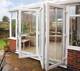 Bi-fold doors allow the maximum use of space and glide along aluminium top and bottom tracks using stainless steel rollers - making opening and closing effortless.