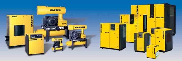 An extensive inventory ensures rapid response and superior availability. In fact, only Kaeser provides 24-hour emergency parts shipment.