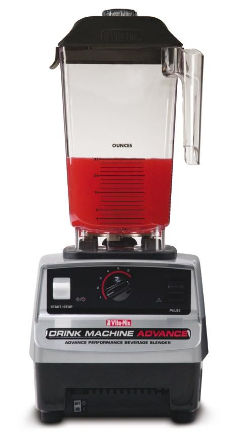 With a two-speed switch, the operation can be tailored to suit the various methods used to mix different types of drinks.