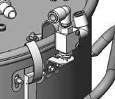 Agitator motor 7. Level sensor well 2. Air tubing 8-mm 8. Hopper body. Air inlet fitting (8-mm) 9. Ground stud. Limit switch 0.