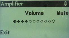 Press Mute to temporarily turn off the amplifier s speakers. Push Mute again to turn the speakers back on.
