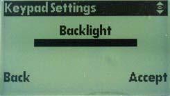 Adjusting Backlight Settings Push the Level or Duration button to bring up that item s adjustment screen.