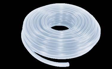 Food & Beverage Tubing Clear PVC FDA Tubing Flexible FDA grade tubing suitable for use with foods and beverages. Handles a broad range of chemicals, gases, and liquids.