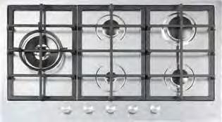 Franke Designer Gas Cooktops come equipped with true stainless steel knobs that, like the trivets, are built to last and deliver our commitment to quality.
