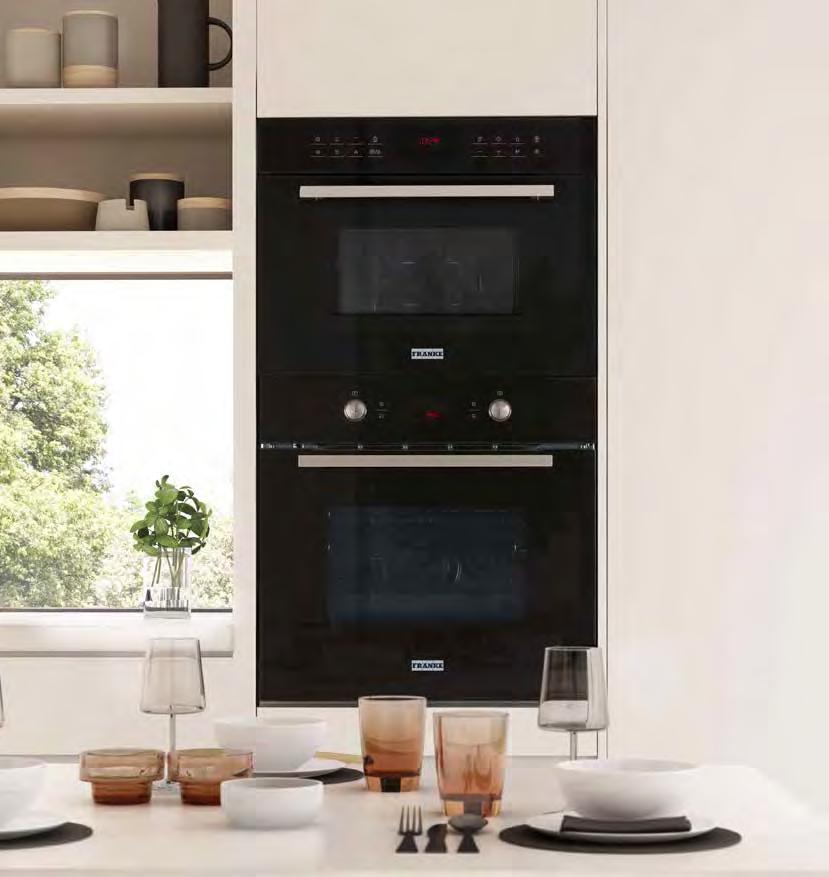 MICROWAVES For the ultimate in convenience, the Franke Built-in Microwave range combines grill and microwave functionality perfectly suited to the busy household.