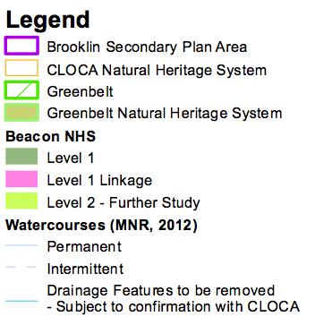 Brooklin Secondary Plan Area Natural Heritage