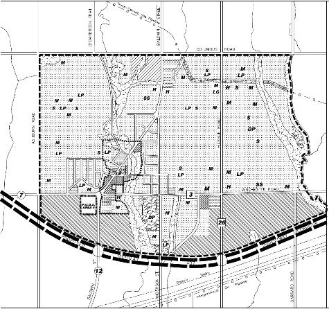 In addition, the current Secondary Plan contains no transition policies to address compatibility between the Major Central Area, Mixed-Use Area, and adjacent established low density residential areas.