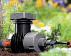 encompassing patented Quick & Easy connection technology Drip heads Precise drip irrigation at the roots Spray nozzles