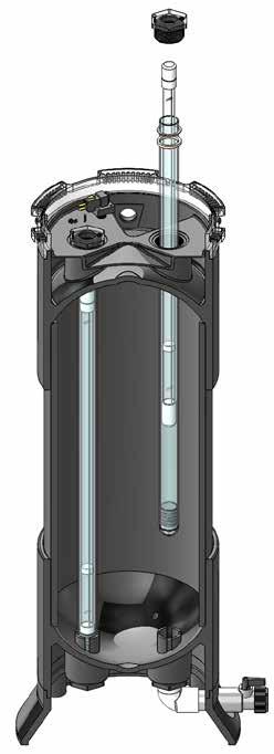 Section 4 Maintenance & Service COMPRESSION NUT UV LAMP QUARTZ TUBE SEALING WASHER