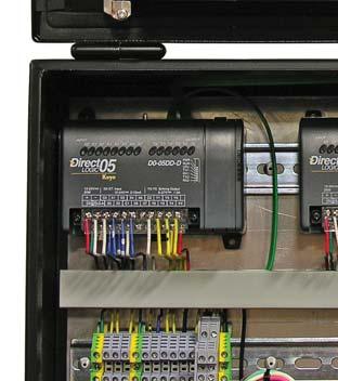 RESETTING THE PLC TO ITS ORIGINAL SETTINGS IS A SIMPLE PROCEDURE: Open the front of