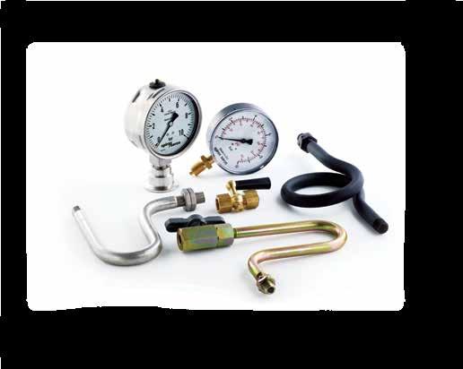 Pressure gauge sets Pressure gauges, syphons and cocks. Measuring pressure is a critical task in most plant environments.