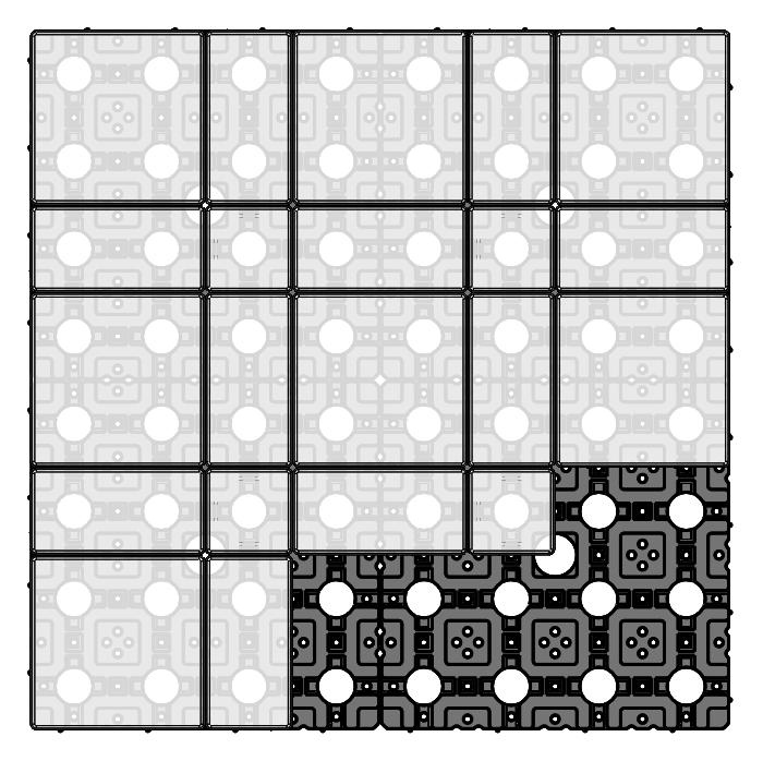 8x8, 4x8, and 4x4 Standard Paver Patterns Pattern 2 8 x 8-44.4% 4 x 8-44.4% 4 x 4-11.