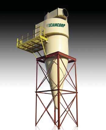 CAMCORP offers 3 different series of cyclones. cyclone. The SE series, our standard ef- our high volume cyclone.