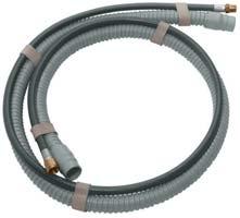 95362 Rubber Connectors. Use with Wet Sanders. Overhose Assembly Reduce noise levels by as much as 5 db(a). Overhose redirects exhaust away from operator and workpiece. 94994 1-1/4" Dia.