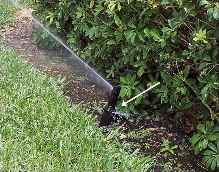 Basic Repairs and Maintenance for Home Landscape Irrigation Systems 3 The location of a leak determines how to repair it. Some types of rotors allow for replacement of the seal inside the sprinkler.