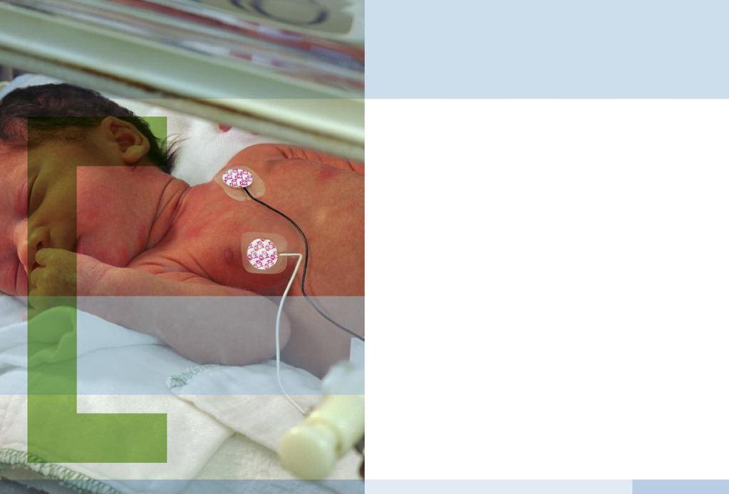 COVIDIEN Cardiology Neonatal and Pediatric Electrodes PRE-WIRED NEONATAL ELECTRODES Conductive adhesive hydrogel provides firm adhesion while minimizing irritation to delicate newborn skin Color
