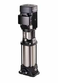 1 Product data CR pump The CR pump is a non-self-priming, vertical, multistage centrifugal pump. The pump consists of a base and a pump head.