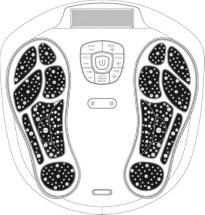 Mode - user can fix the program to the exiting massage pattern on the rest of the time Electrode area of the unit and the gel pad On the device the