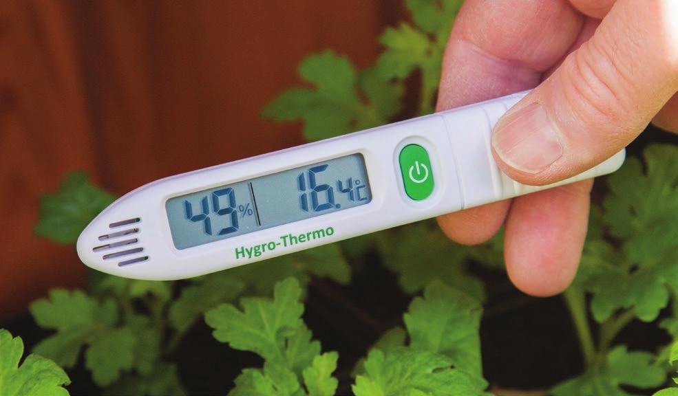 A therma-hygrometer in the home will ensure optimum comfort levels are maintained