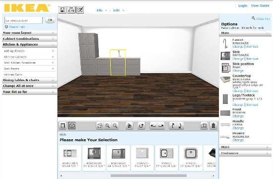 Design your new kitchen with the IKEA Home Planner Use the IKEA Home Planner with your measurements to design, experiment, and create your kitchen in 3D.