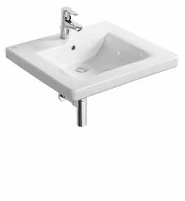 Plumb Center CONCEPT CUBE 40cm Hand Rinse Basin - One Taphole C21366 E803101 Commercial and domestic use Part of the extensive Concept suite 400 One and two tap hole options 360 275 Furniture base