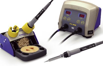 The HAKKO FX-889 Dual Port Soldering Station is the long awaited update to the favorite basic dual port soldering iron, the HAKKO 928.