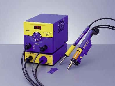 D e s o l d e r i n g The Hakko FM-2024 Desoldering Module increases the versatility of your Hakko FM-203 giving you a complete soldering and