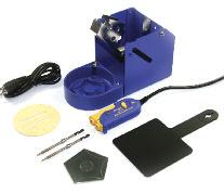 U.S. Patent numbers D505,053, D489,236. The Hakko FM-2023 is designed for use with small chip components as small as 0201.